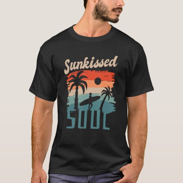 Beach Surfing Island Lifestyle - Sunkissed Soul T-Shirt (Front)