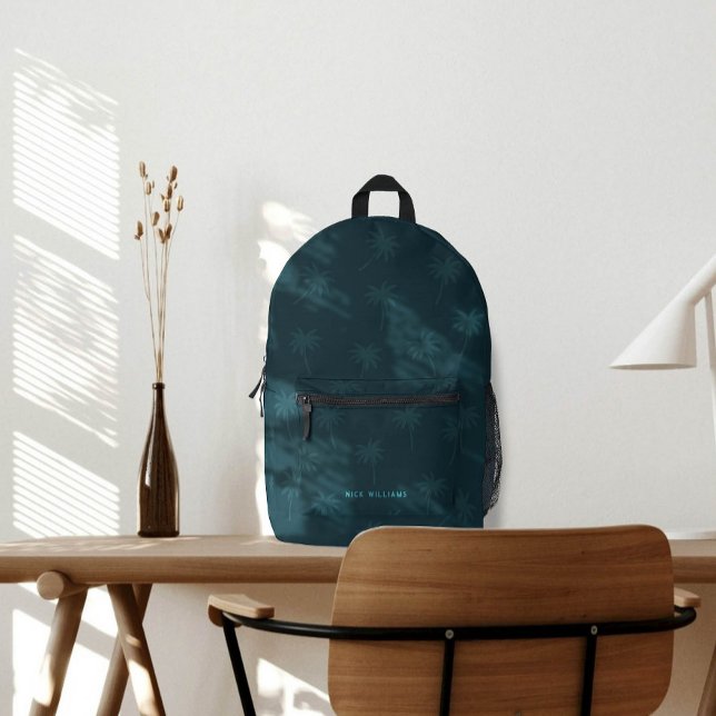 Beach Swim Summer Custom Name or Logo Text  Printed Backpack (Creator Uploaded)