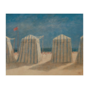 Beach Tents Brittany 2012 Wood Wall Decor