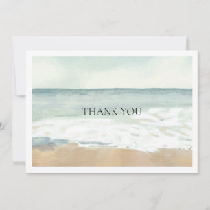 Beach Thank You Card