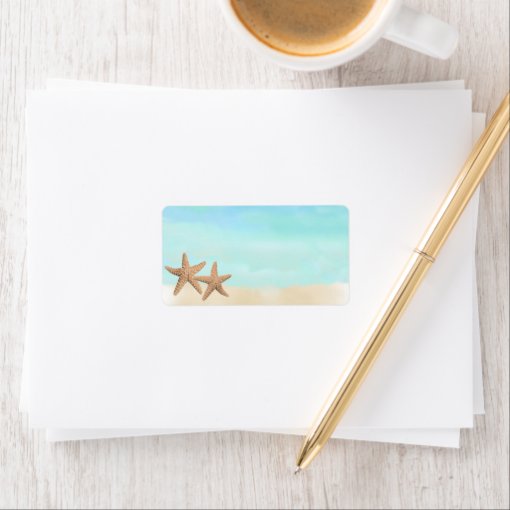 Beach Theme Address Labels Zazzle