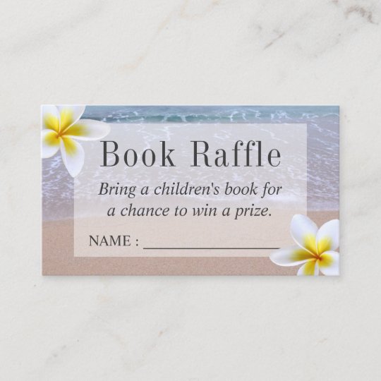 baby shower book raffle tickets