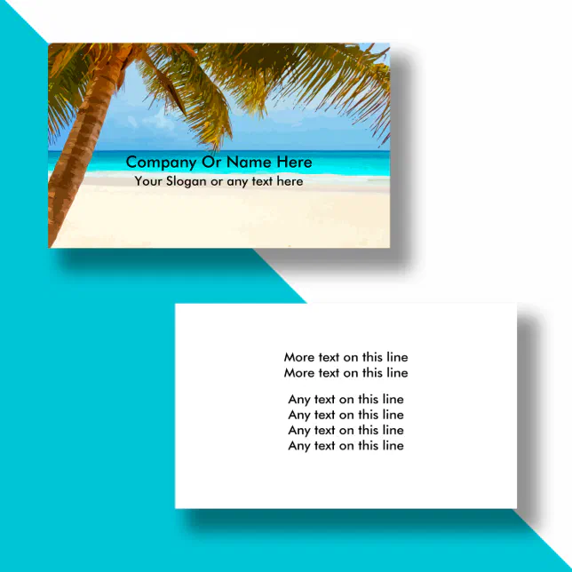 Beach Theme Business Cards | Zazzle