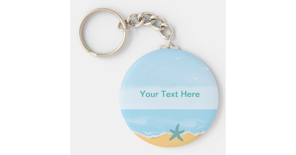 Beach Theme Keychain