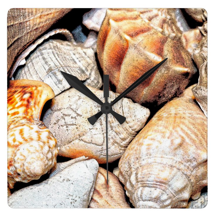 Beach Theme Kitchen Wall Clocks Zazzle