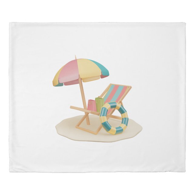 Beach Theme Logo Inspired Night King Bedspreads (Front)