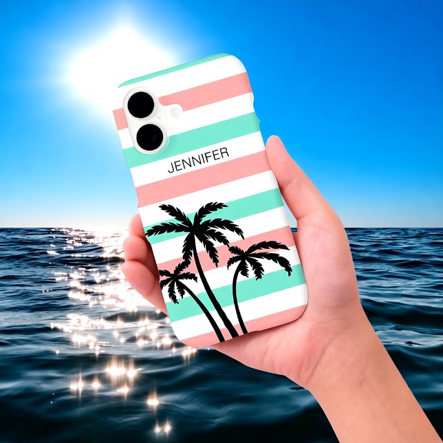 Beach Theme Monogram Case-Mate iPhone Case (Creator Uploaded)