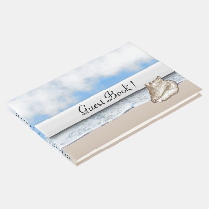 Beach Theme Personalized Guest Book