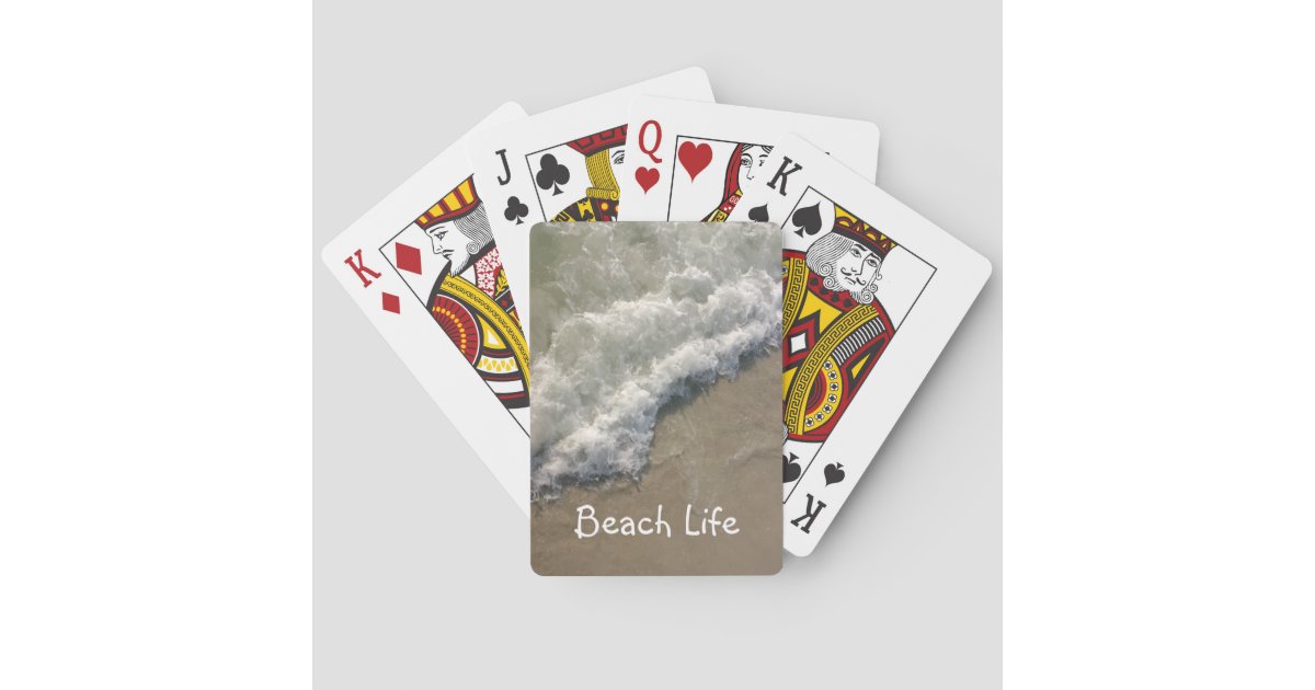 Beach Theme Playing Cards Zazzle