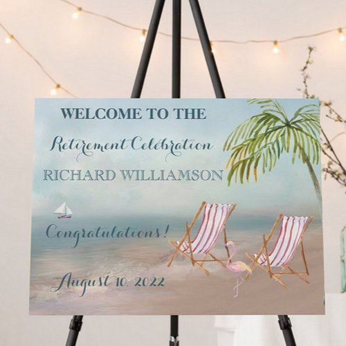 Beach Theme Retirement Party 