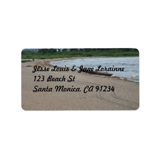 Beach Theme Return Address Label