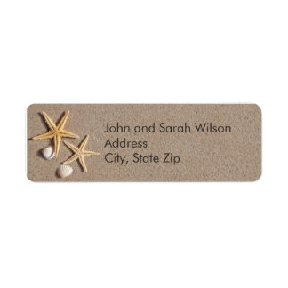 Beach Theme Return Address Labels