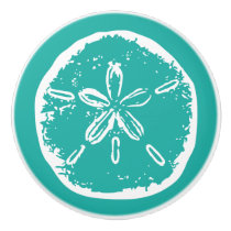 Beach theme sand dollar door and drawer pull knobs