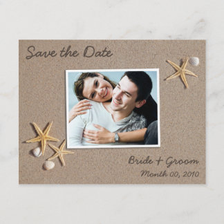 Beach Theme Save the Date Photo Cards