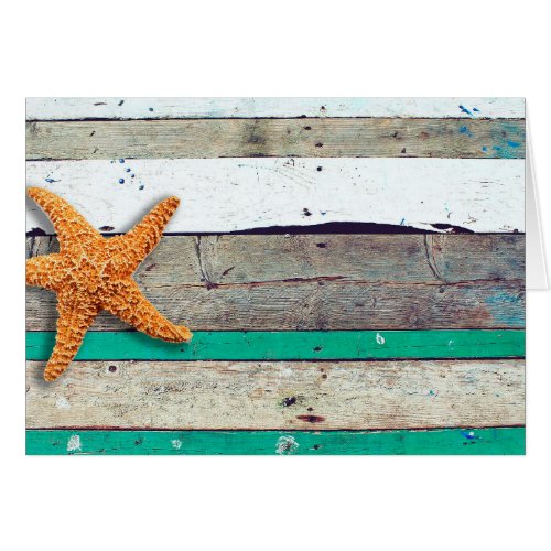 Beach Theme Starfish Wedding Rustic