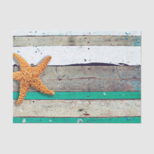 Beach Theme Starfish Wedding Rustic Tissue Paper