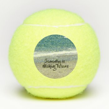 Beach Theme Tennis Balls by no_reason at Zazzle