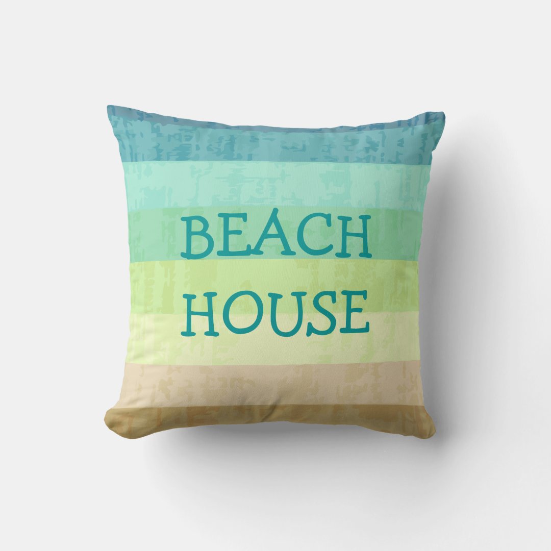 Beach Theme Throw Pillows | Zazzle