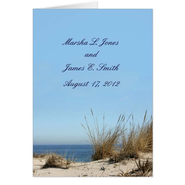 Beach Theme Wedding Invitations Cards