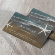 Beach Theme Wedding Photography Business Card at Zazzle