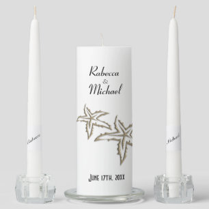 Beach Theme Wedding Unity Candle Set