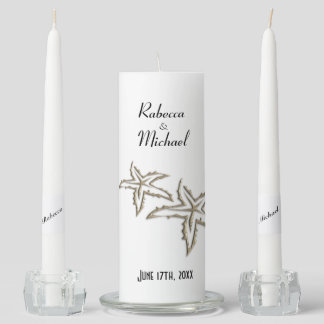Beach Theme  Wedding Unity Candle Set