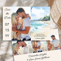 Beach Themed 4 Photo Wedding
