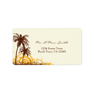 Beach Theme Address Labels | Zazzle