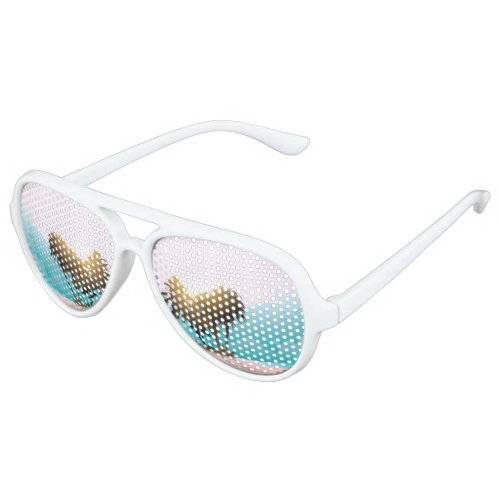 Beach Themed Aviator Sunglasses