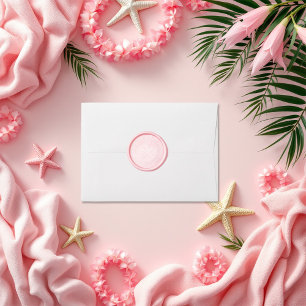 Beach-Themed Bachelorette Weekend Social Club Wax Seal Sticker