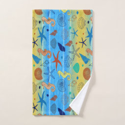 Beach Themed Bath Towel Set | Zazzle