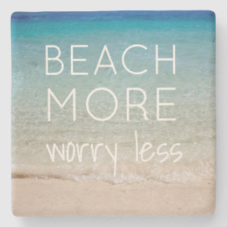 Beach Themed Coasters with Ocean Photo