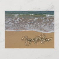 Beach themed congratulations