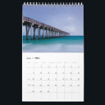 Beach Themed Ocean Photo Gift   Calendar<br><div class="desc">Are you crazy for the ocean? Then this calendar is for you! It features photos from around the world highlighting everything beautiful about the ocean. Enjoy a new photo each month. Use the "customize" button to add your own text!</div>