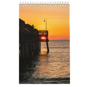 Beach Themed Ocean Photo Gift Calendar