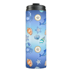 Beach Themed Oceanic Art Thermal Tumbler