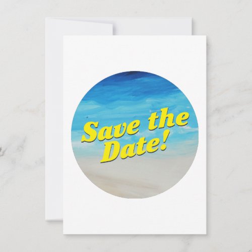 Beach Themed Party Invitation