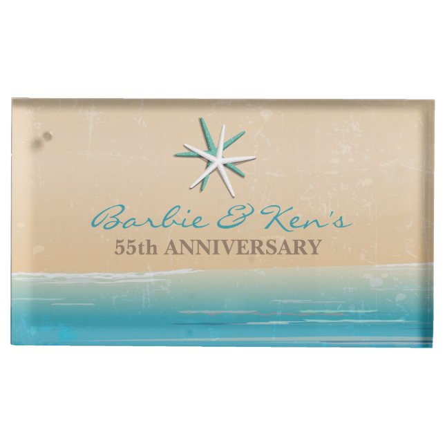 Beach Themed Party, Place Card Holder (Front)