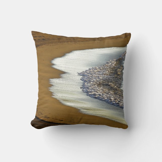 Beach Themed Throw Pillow (Front)