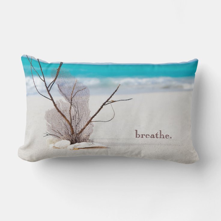 Beach Themed Throw Pillow Zazzle
