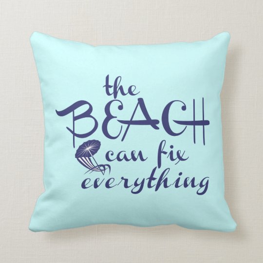 Beach Themed Throw Pillows Zazzle Com