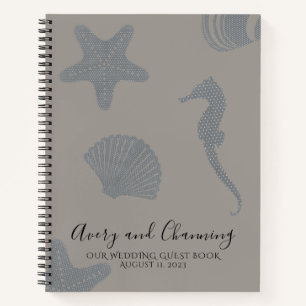 Beach Themed Wedding Guest Book (Style 2)