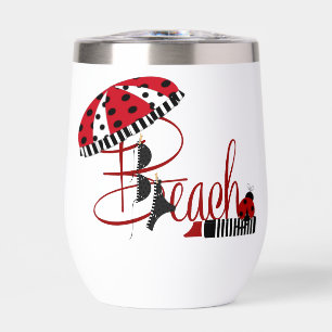 Beach Thermal Wine Tumbler