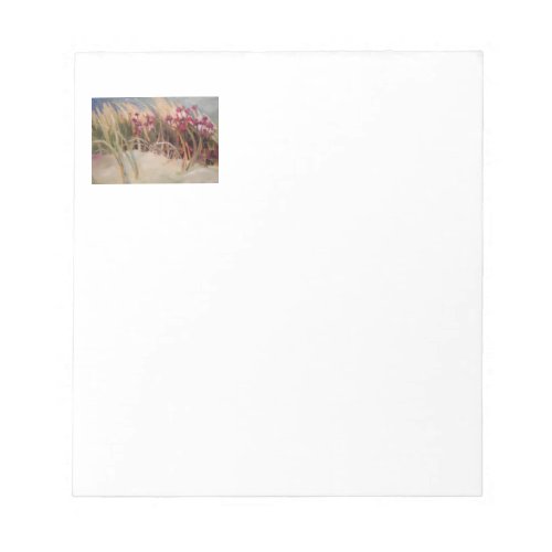 Beach Thistle and Dune Grass Notepad