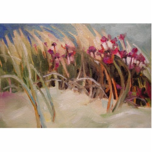 Beach Thistle and Dune Grass Statuette