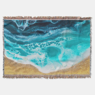 Beach throw blanket