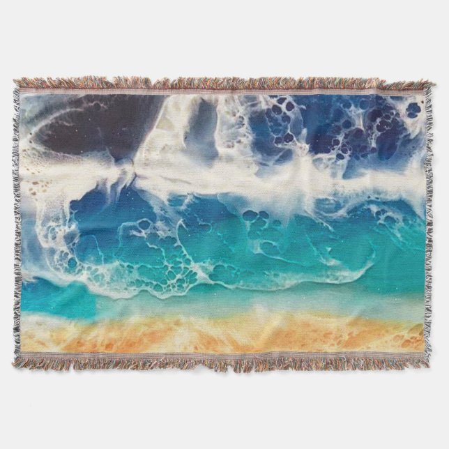 Beach Throw Blanket (Front)