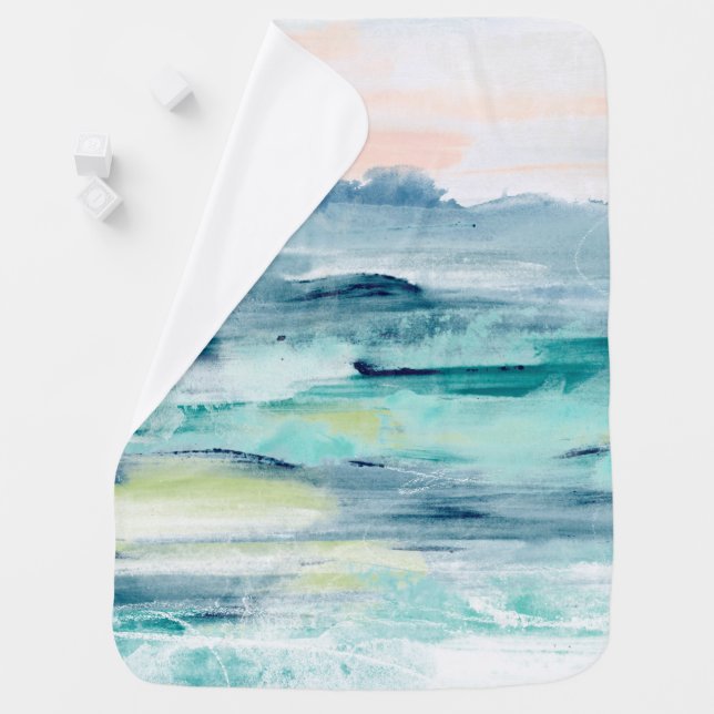 Beach Tides II Baby Blanket (In Situ)