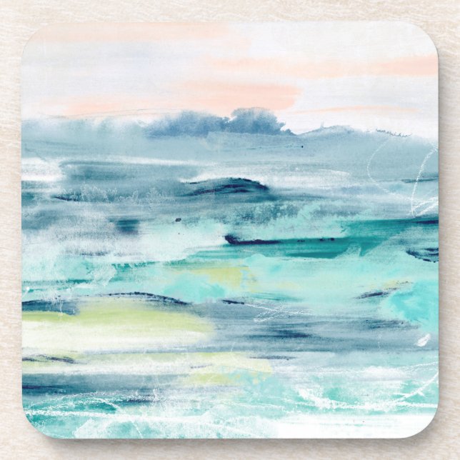 Beach Tides II Beverage Coaster (Front)