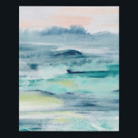 Beach Tides II Faux Canvas Print<br><div class="desc">Beach Tides II by June Erica Vess</div>